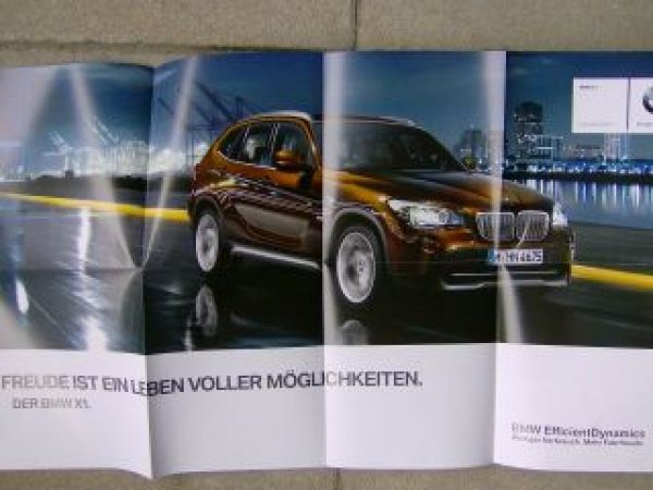 BMW X1 E84 Poster EfficientDynamics NEU