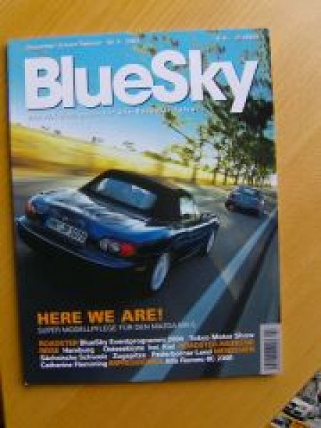 Mazda BlueSky 4/2003 MX-5 Modellpflege, Alfa Romeo 8C 2300