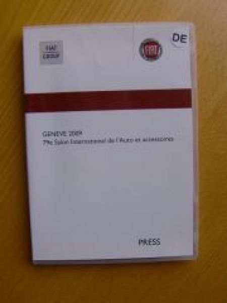 Fiat 500C +Pur Genf 2009 Pressemappe +CD