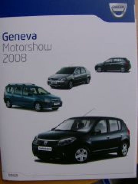 Dacia Genf Motorshow 2008 Sandero +CD