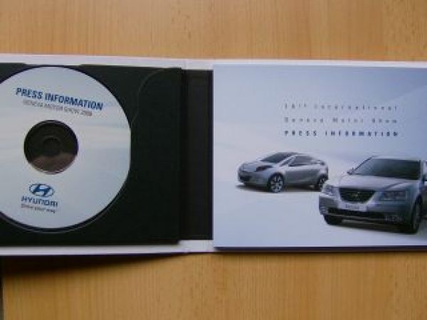 Hyundai Genf Pressemappe 2008 i-blue,i-mode,Sonata, Matrix