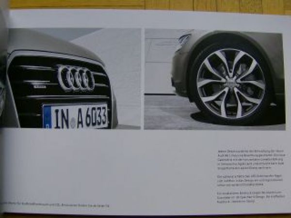Audi A6 Limousine neues Modell November 2010 NEU