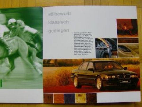 BMW M Großformat Prospekt Z3 Coupè/Roadster,7er E38,E36, E31