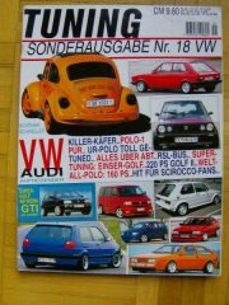 Tuning Sonderausgabe Nr.18 V Audi,Typ17,T4,20 Jahre Golf GTI