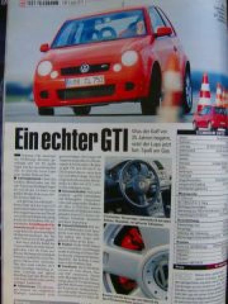 Auto Bild 6/2001 E-Klass BR211,VW Lupo GTI, RX00,X5 3.0i E53,ML3