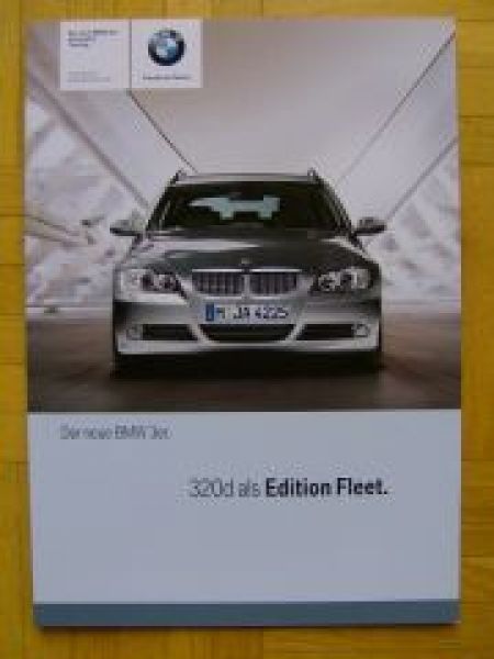 BMW 320d Limousine Touring E90 E91 Edition Fleet März 2006