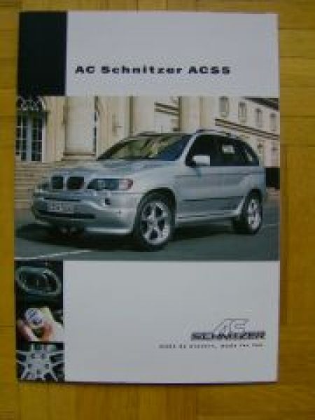 AC Schnitzer ACS5 E53 X5 Prospekt +Dieselleistungssteigerung