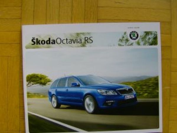 Skoda Octavia RS Prospekt Dezember 2010 NEU