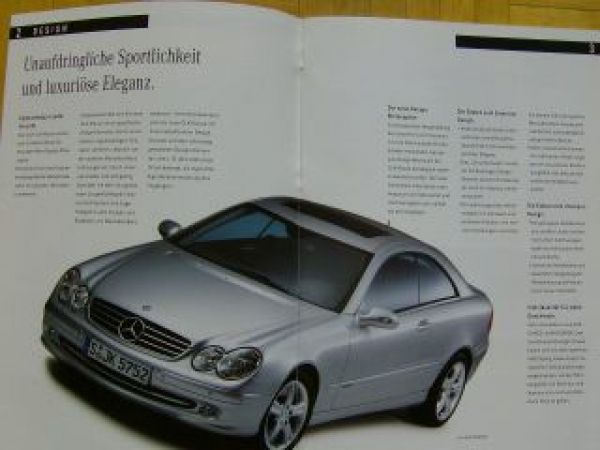 Mercedes Benz CLK-Klasse BR209 +designo Februar 2002 intern