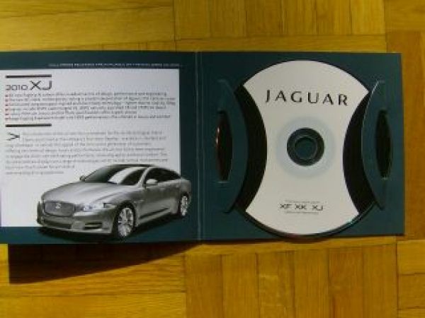 Jaguar XF XK XJ Pressemappe 2010 +CD Englisch