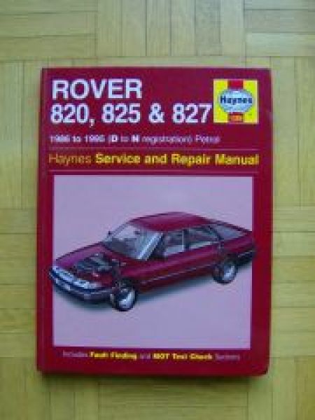 Haynes Service & Repair Manual Rover 820,825 & 827