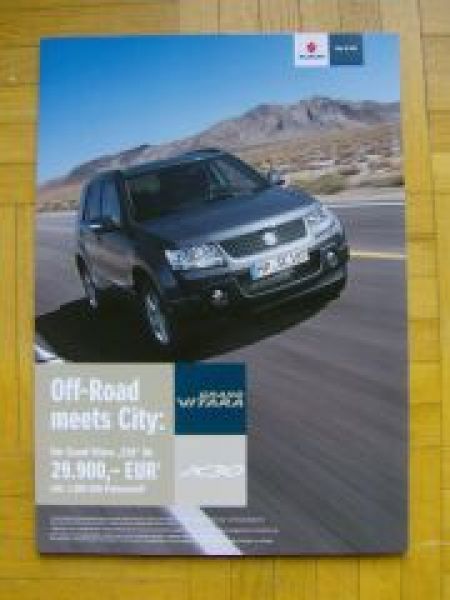 Suzuki Grand Vitara X30 Prospekt August 2010 NEU
