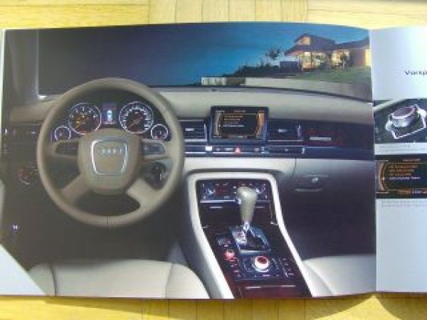 Audi A8 Blick nach Vorn Großformat Prospekt Mai 2005 NEU