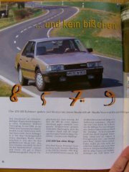 Mazda news Sommer 1996 Nr.68 121, 626 Dauertest,323C