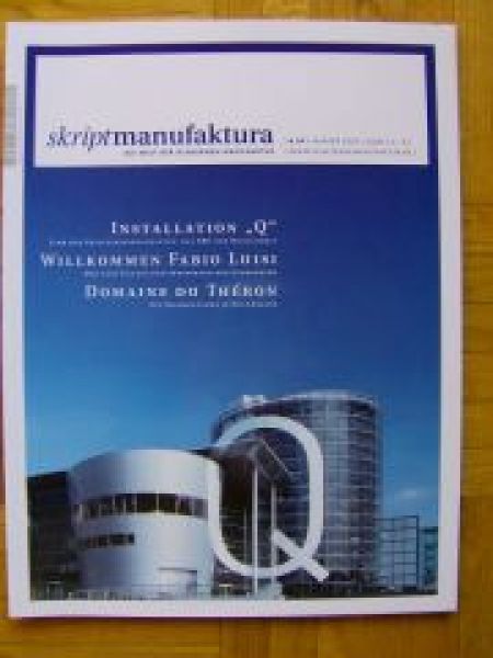 VW skriptmanufaktura Gläserne Manufaktur Nr.9 Phaeton