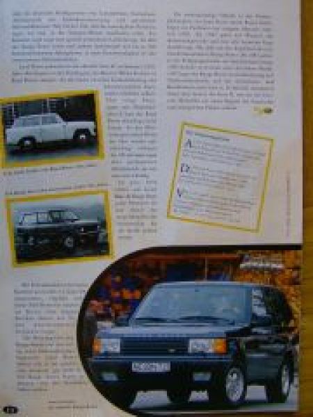 TIMES 1/1998 50 Jahre Land Rover, MGF Brooklands, 220SDI