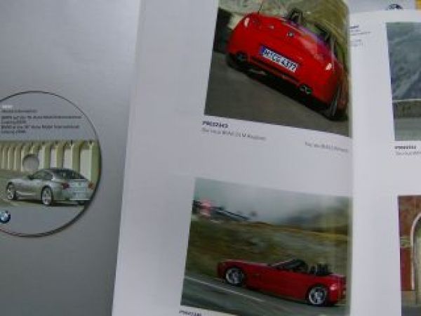 BMW Pressemappe Leipzig 2006 AMI Z4 Roadster +M E85,Z4 E86,320si