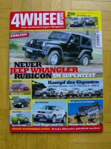 4 Wheel Fun 9/2007 Mazda CX-7, X5 E70,Q7,Wrangler Rubicon,X3 E83