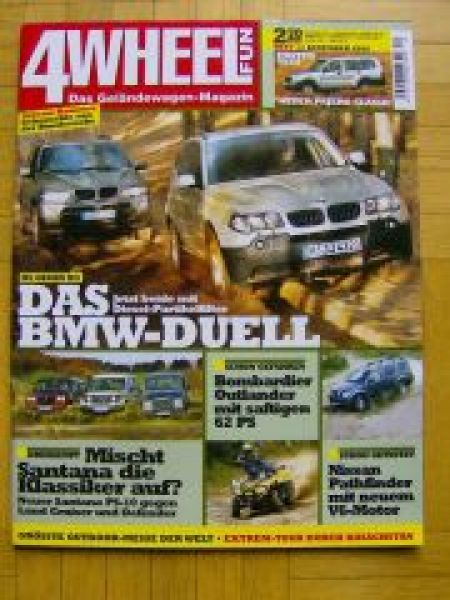 4 Wheel Fun 12/2005 Santana PS-10,X3 vs. X5,Pajero Classic