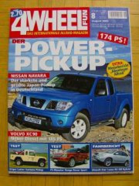 4 Wheel Fun 8/2005 Range Rover Sport, Santana PickUp,RX400 Hybri