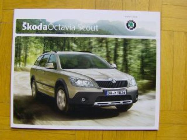Skoda Octavia Scout Prospekt Mai 2010 NEU