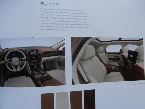 Bentley Bentayga Diesel W12 +Individualisierung Mulliner Deutsch Buch 2017 NEU