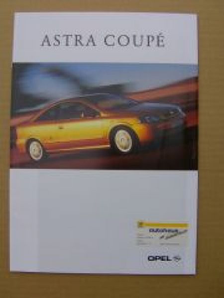Opel Astra Coupè +Turbo Ecotec Bertone Januar 2000 NEU