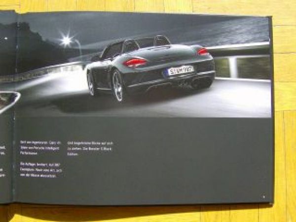 Porsche Boxster S Black Edition (987)  Buch November 2010 NEU