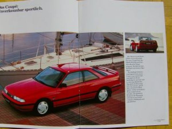 Mazda 626 LX, GLX, GT Prospekt Februar 1988 GD GV