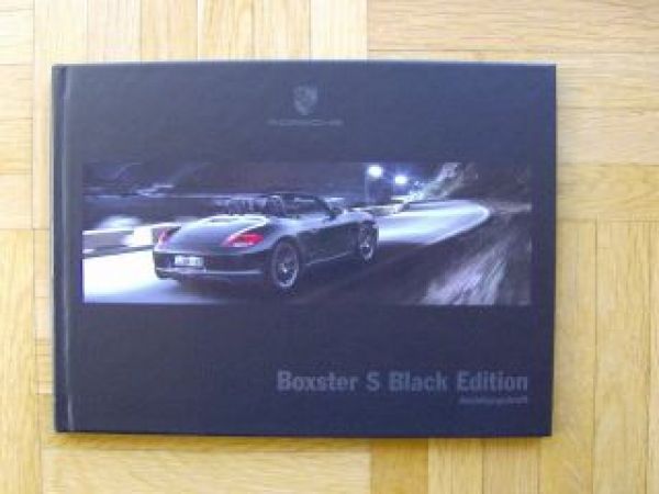 Porsche Boxster S Black Edition (987) Buch November 2010 NEU