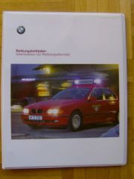 BMW Rettungsleitfaden Ordner E30 E36 Z3 E46 E34 E39 E32 E38 E31