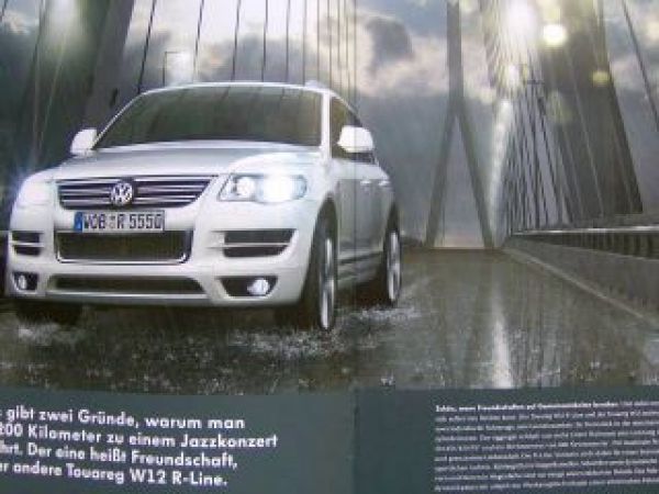 VW Touareg W12 R-Line +Individual Mai 2009 NEU