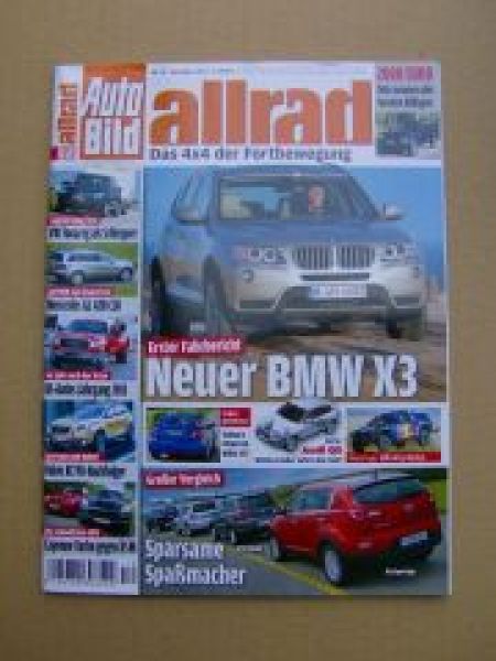 Auto Bild allrad 12/2010 Subaru Impreza WRX STI, X5 M E70