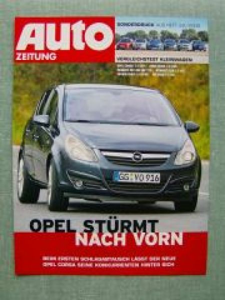 Auto Zeitung 22/2006 Opel Corsa D gegen Clio Fiesta 207 Yaris Po