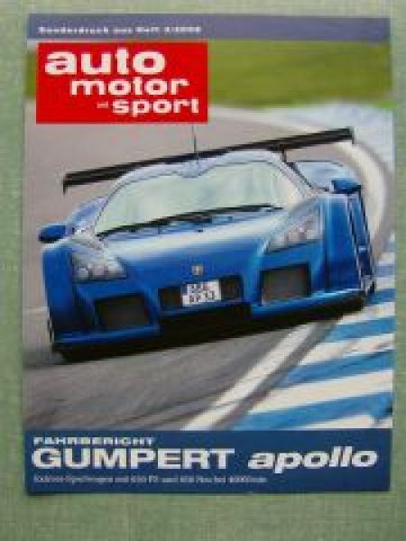 AMS 3/2008 Gumpert apollo Fahrbericht