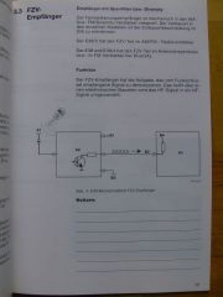 Seminar-Arbeitsmaterial Modelljahr 1997 E38 E39 Touring