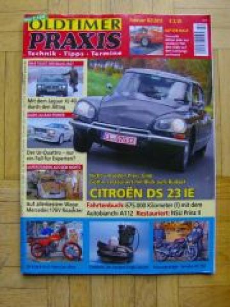 Oldtimer Praxis 2/2011 Citroen DS23 IE, Autobianchi A112