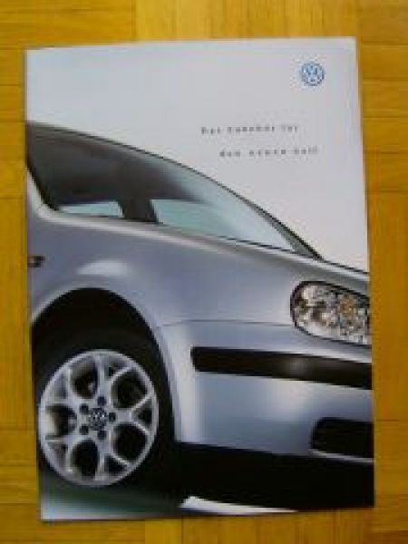VW Golf4 Zubehör Prospekt Juni 1998