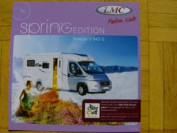 LMC spring Edition Breezer V 643 G Prospekt 2010 NEU