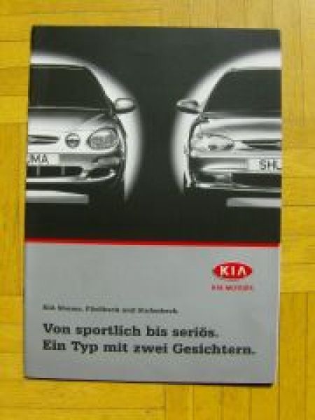 Kia Shuma Fließheck und Stufenheck September 1999 NEU