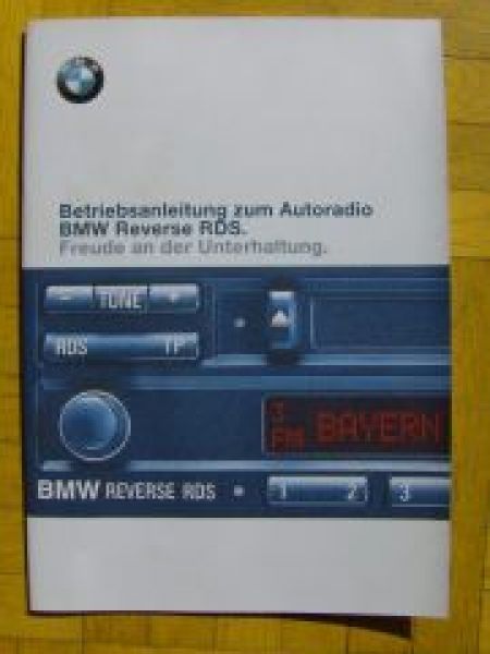 BMW Reverse RDS März 1996