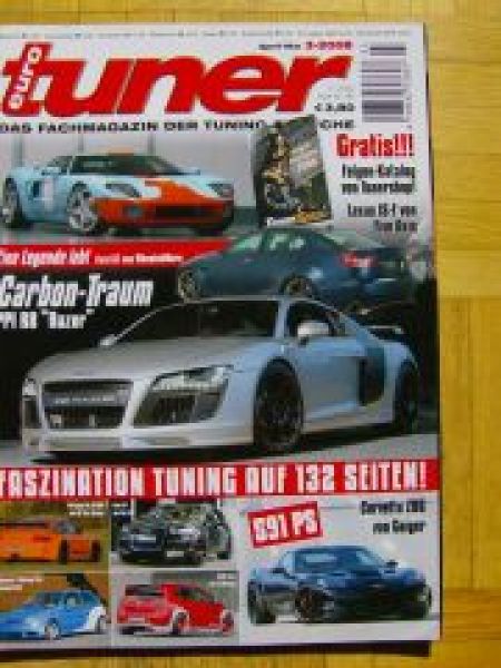 euro tuner Magazin 3/2008 Porsche 911 GT3RS, Geiger Corvette Z06