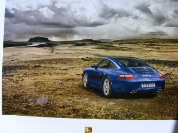 Porsche Kalender 2007 +Münze 911 GT3, targa 4S, Cayenne (955),Ca