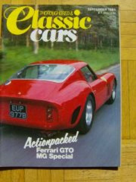 Thoroughbred & Classic Cars 9/1985 Ferrari GTO,MG Special
