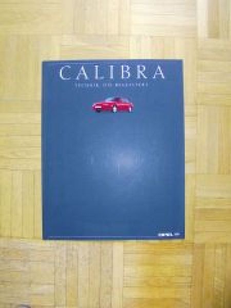 Opel Calibra 2.0i +16V Großformat Prospekt A3 September 1989