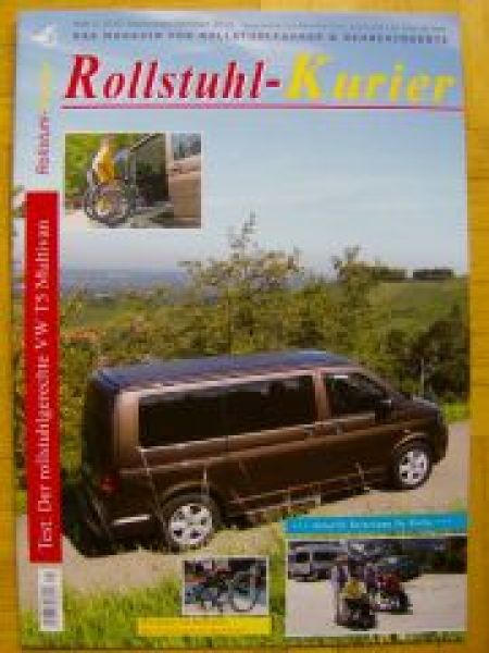 Rollstuhl-Kurier 5/2010 VW T5 Multivan Sonderdruck NEU