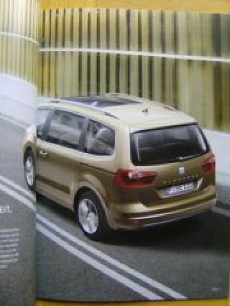 Seat Alhambra Prospekt September 2010 NEU