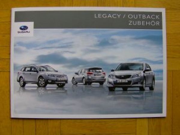 Subaru Legacy/Outback Zubehör Oktober 2010 NEU