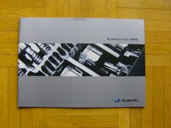 Subaru Symmetrical AWD März 2007 Das Antriebskonzept