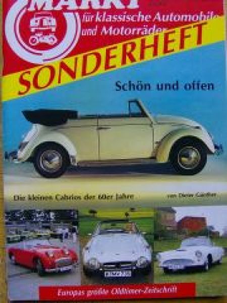 Markt Sonderheft Nr.6, 1988 Die kleinen Cabrios der 60er Jahre